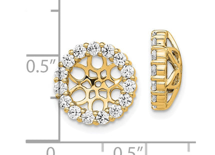 14k Yellow Gold Earrings Style EJM5310 - Classique Jewelry Inc.