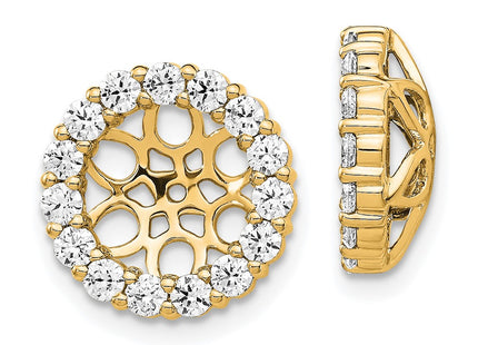 14k Yellow Gold Earrings Style EJM5310 - Classique Jewelry Inc.