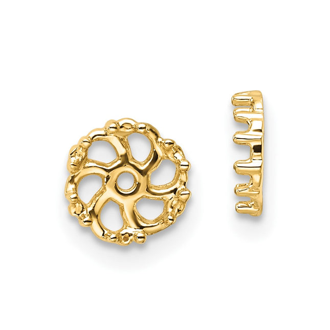 14k Yellow Gold Earrings Style EJM5327 - Classique Jewelry Inc.