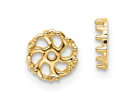 14K white gold diamond earrings
