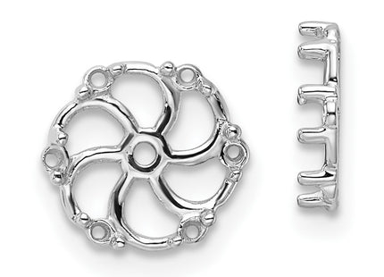 14k White Gold Earrings Style EJM5328 - Classique Jewelry Inc.
