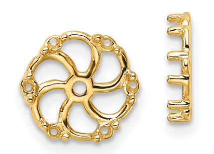 14k Yellow Gold Earrings Style EJM5328 - Classique Jewelry Inc.
