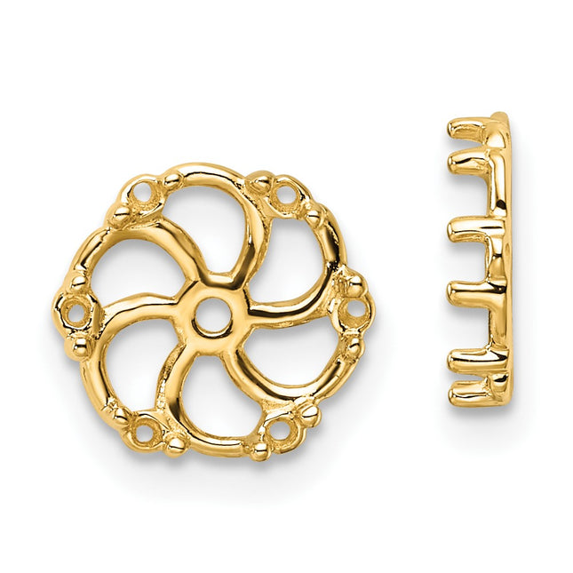 14k Yellow Gold Earrings Style EJM5328 - Classique Jewelry Inc.