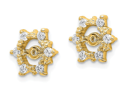 14k Yellow Gold Earrings Style EJM5330 - Classique Jewelry Inc.