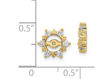 14k Yellow Gold Earrings Style EJM5330 - Classique Jewelry Inc.