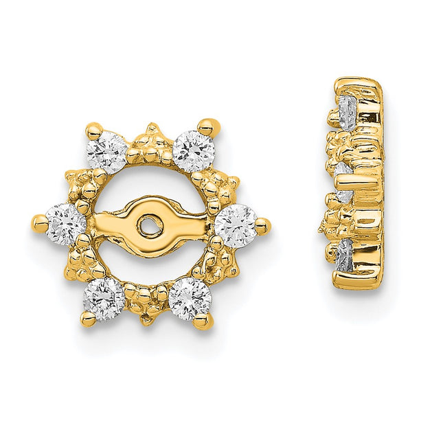 14k Yellow Gold Earrings Style EJM5330 - Classique Jewelry Inc.