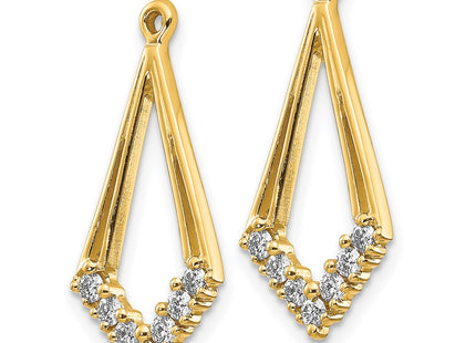 14k Yellow Gold Earrings Style EJM5332 - Classique Jewelry Inc.