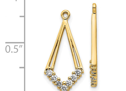 14k Yellow Gold Earrings Style EJM5332 - Classique Jewelry Inc.