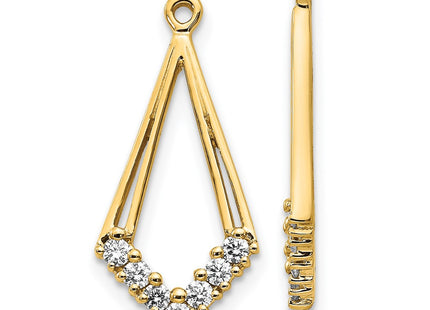 14k Yellow Gold Earrings Style EJM5332 - Classique Jewelry Inc.