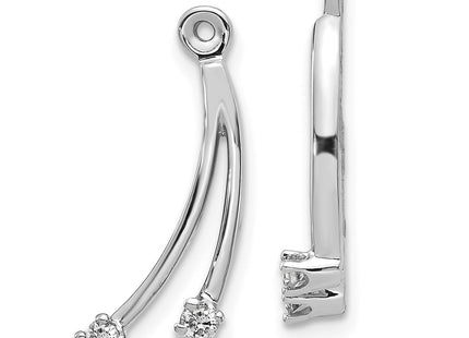 14k White Gold Earrings Style EJM5334 - Classique Jewelry Inc.