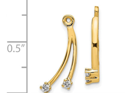 14k Yellow Gold Earrings Style EJM5334 - Classique Jewelry Inc.