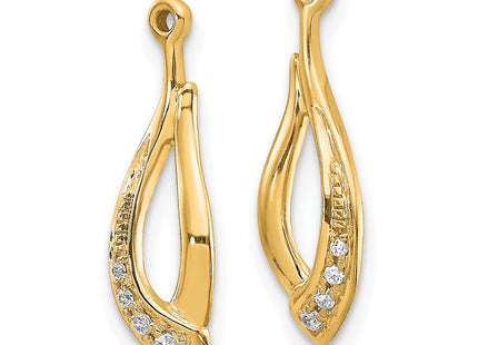 14k Yellow Gold Earrings Style EJM5336 - Classique Jewelry Inc.