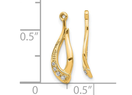 14k Yellow Gold Earrings Style EJM5336 - Classique Jewelry Inc.