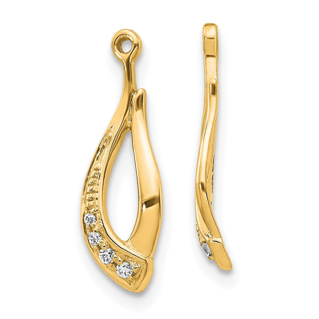 14k Yellow Gold Earrings Style EJM5336 - Classique Jewelry Inc.