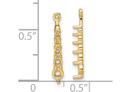 14k Yellow Gold Earrings Style EJM5338 - Classique Jewelry Inc.