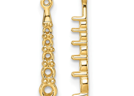 14k Yellow Gold Earrings Style EJM5338 - Classique Jewelry Inc.