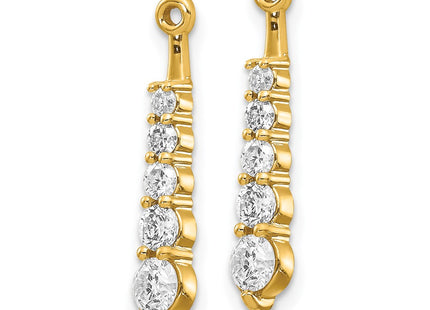 14k Yellow Gold Earrings Style EJM5338 - Classique Jewelry Inc.