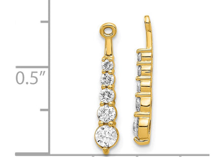 14k Yellow Gold Earrings Style EJM5338 - Classique Jewelry Inc.
