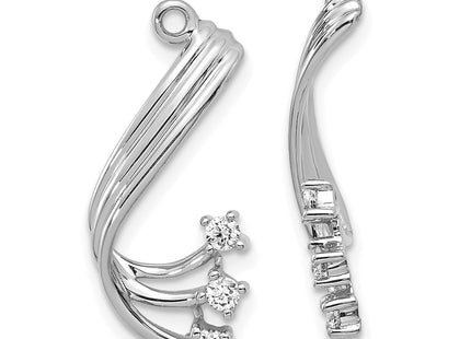 14k White Gold Earrings Style EJM5339 - Classique Jewelry Inc.