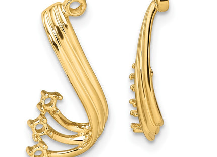14k Yellow Gold Earrings Style EJM5339 - Classique Jewelry Inc.