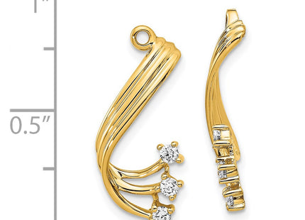 14k Yellow Gold Earrings Style EJM5339 - Classique Jewelry Inc.