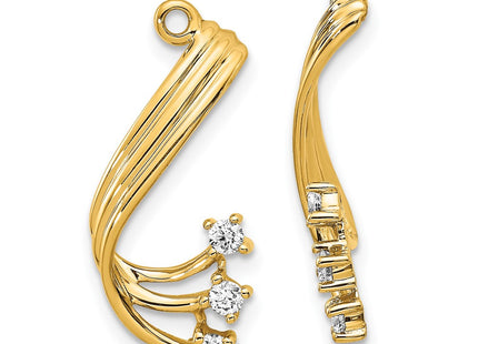14k Yellow Gold Earrings Style EJM5339 - Classique Jewelry Inc.