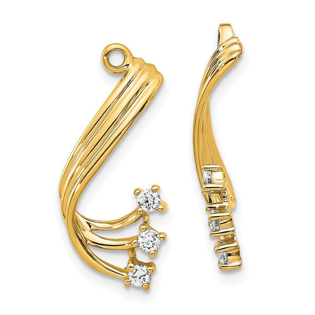 14k Yellow Gold Earrings Style EJM5339 - Classique Jewelry Inc.