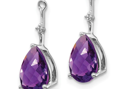 14k White Gold Earrings Style EJM5340 - Classique Jewelry Inc.