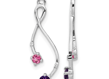 14k White Gold Earrings Style EJM5341 - Classique Jewelry Inc.