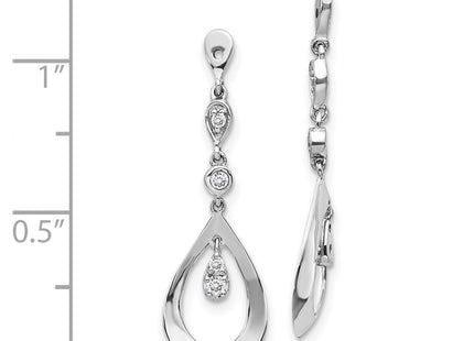 14k White Gold Earrings Style EJM5343 - Classique Jewelry Inc.