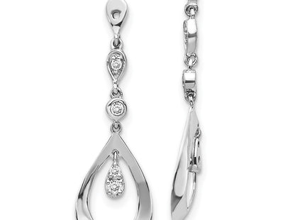 14k White Gold Earrings Style EJM5343 - Classique Jewelry Inc.