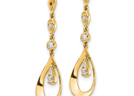14k Yellow Gold Earrings Style EJM5343 - Classique Jewelry Inc.