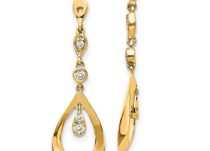 14k Yellow Gold Earrings Style EJM5343 - Classique Jewelry Inc.