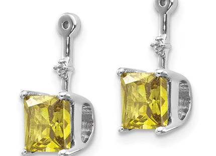14k White Gold Earrings Style EJM5345 - Classique Jewelry Inc.