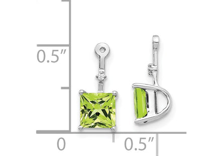 14k White Gold Earrings Style EJM5345 - Classique Jewelry Inc.