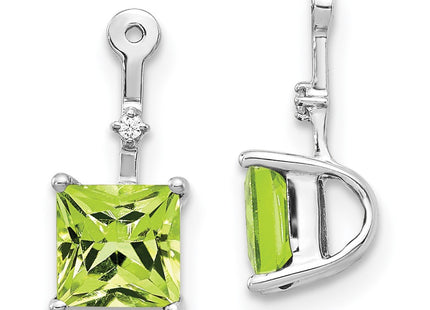 14k White Gold Earrings Style EJM5345 - Classique Jewelry Inc.