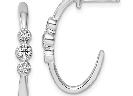 14k White Gold Earrings Style EM10799 - Classique Jewelry Inc.