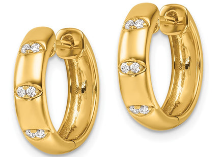 14k Yellow Gold Earrings Style EM10800 - Classique Jewelry Inc.