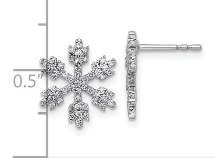 14k White Gold Earrings Style EM10807 - Classique Jewelry Inc.