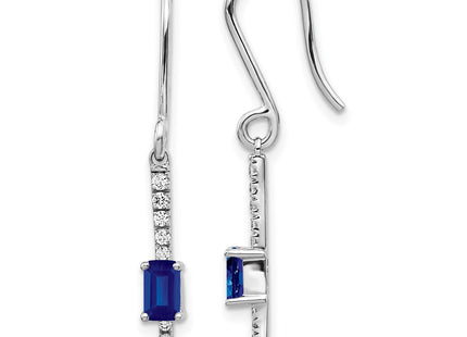 14k White Gold Earrings Style EM3875 - Classique Jewelry Inc.
