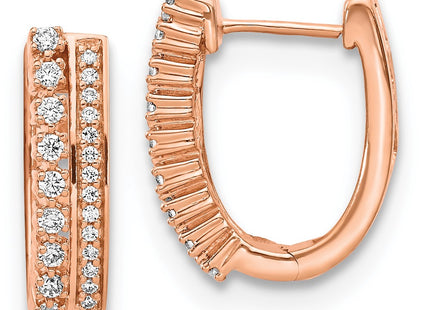 14k Rose Gold Earrings Style EM3884 - Classique Jewelry Inc.
