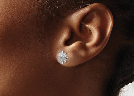 14k White Gold Earrings Style EM3920 - Classique Jewelry Inc.