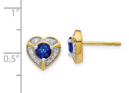 14k Yellow Gold Earrings Style EM3921 - Classique Jewelry Inc.