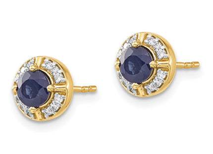 14k Yellow Gold Earrings Style EM3922 - Classique Jewelry Inc.