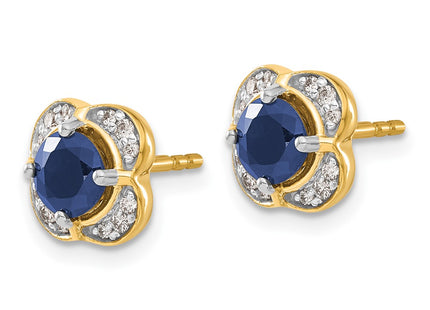 14k Yellow Gold Earrings Style EM3923 - Classique Jewelry Inc.