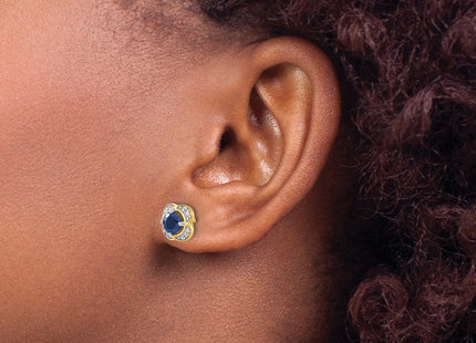 14k Yellow Gold Earrings Style EM3923 - Classique Jewelry Inc.
