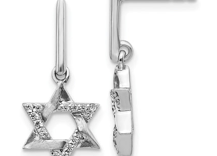 14k White Gold Earrings Style EM3937 - Classique Jewelry Inc.