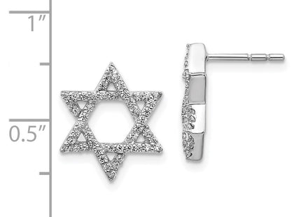 14k White Gold Earrings Style EM3939 - Classique Jewelry Inc.