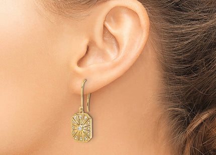14k Yellow Gold Earrings Style EM3950 - Classique Jewelry Inc.