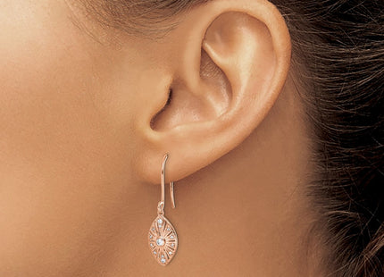 14k White Gold Earrings Style EM3954 - Classique Jewelry Inc.